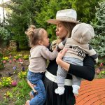 Emily Burghelea și copiii săi