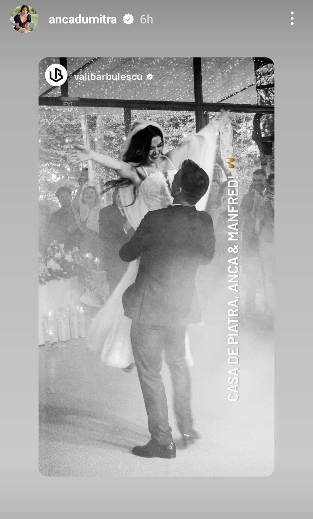 Anca Dumitra, Geanina din Las Fierbinți, s-a căsătorit Sursa FOTO: Instagram Anca Dumitra