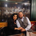 Adriana Bahmuțeanu și iubitul ei, George Restivan