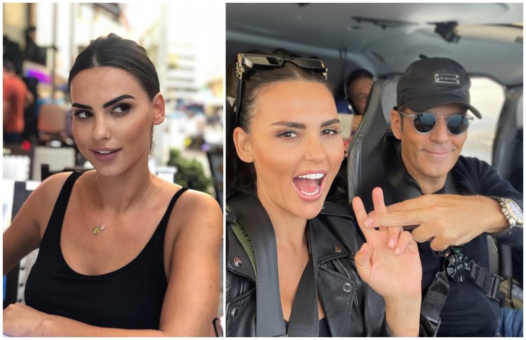 Cum arată socrul lui Ștefan Bănică. Imagine rară cu Lavinia Pîrva și tatăl ei, artista a moștenit trăsăturile de la acesta