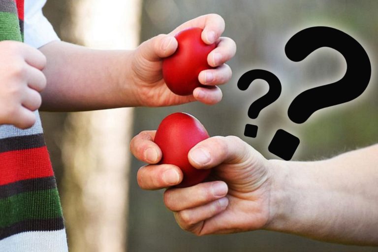 Cum se ciocnesc ouăle roșii în a doua zi de Paște. Mulți români nu știu