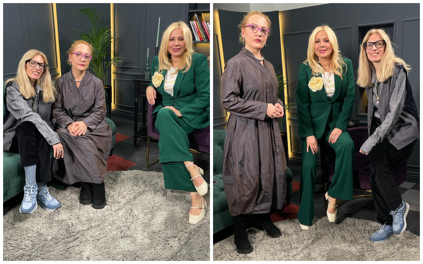 Ego Life, ediția a 57-a. Dana Săvuică și invitatele sale, Mirela Vescan, make-up artist, și Noemi Meilman
