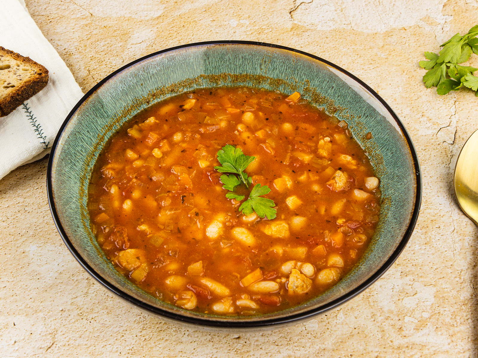 ciorba de fasole cu bacon