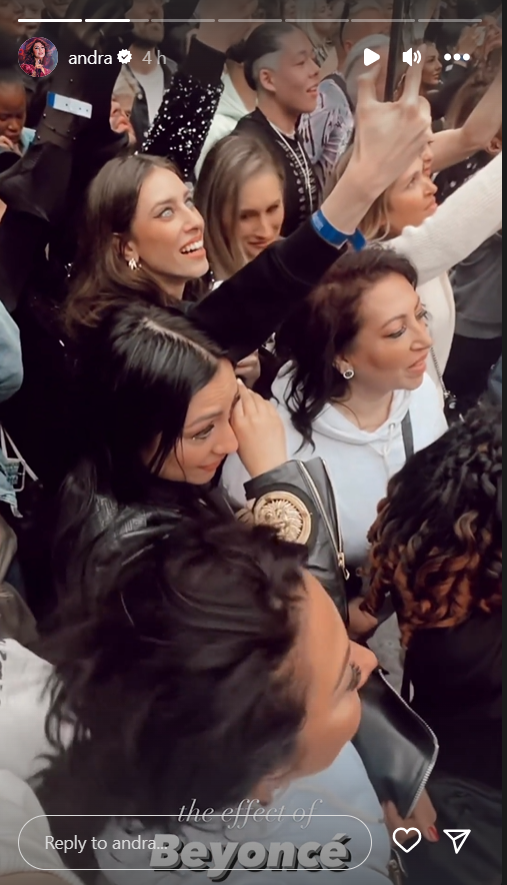 Andra, în lacrimi. Momentul care a emoționat-o profund: “E greu de povestit ce am simțit”