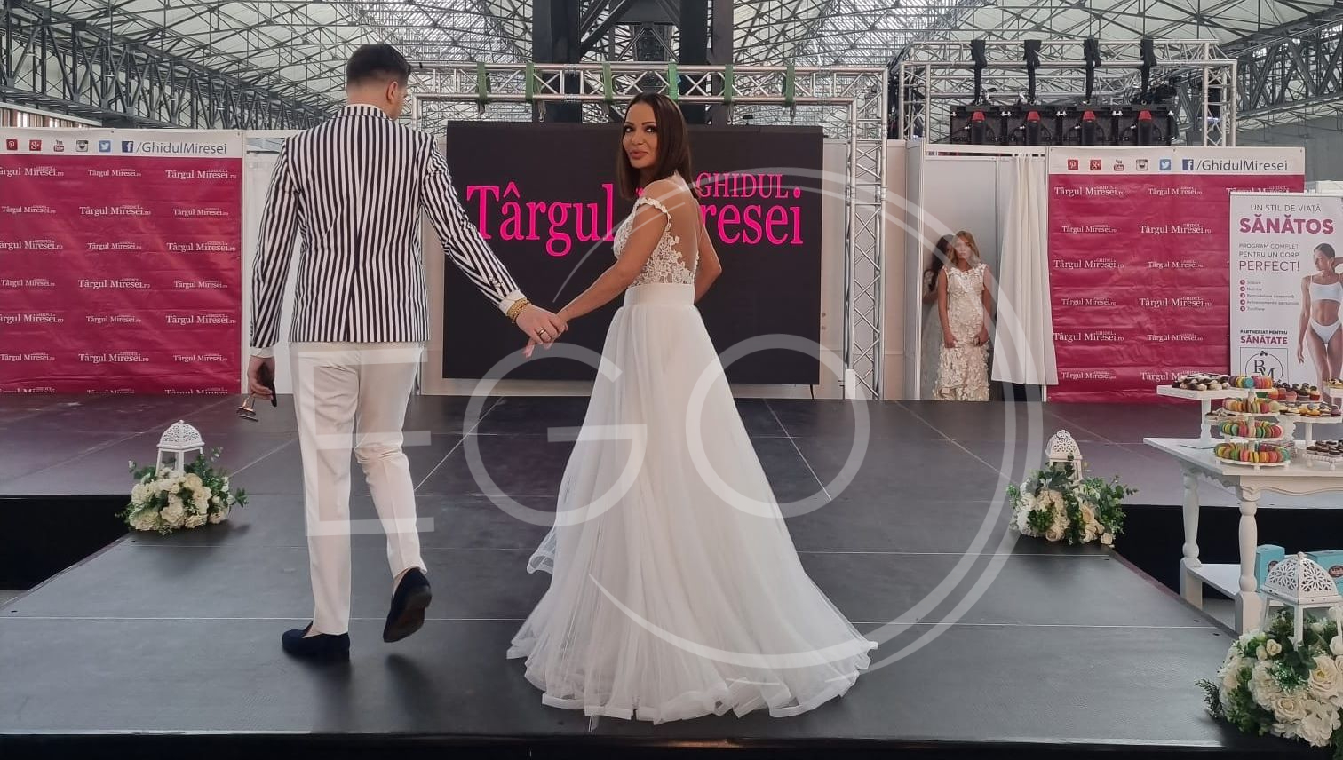 Andreea Antonescu a îmbrăcat rochia de mireasă