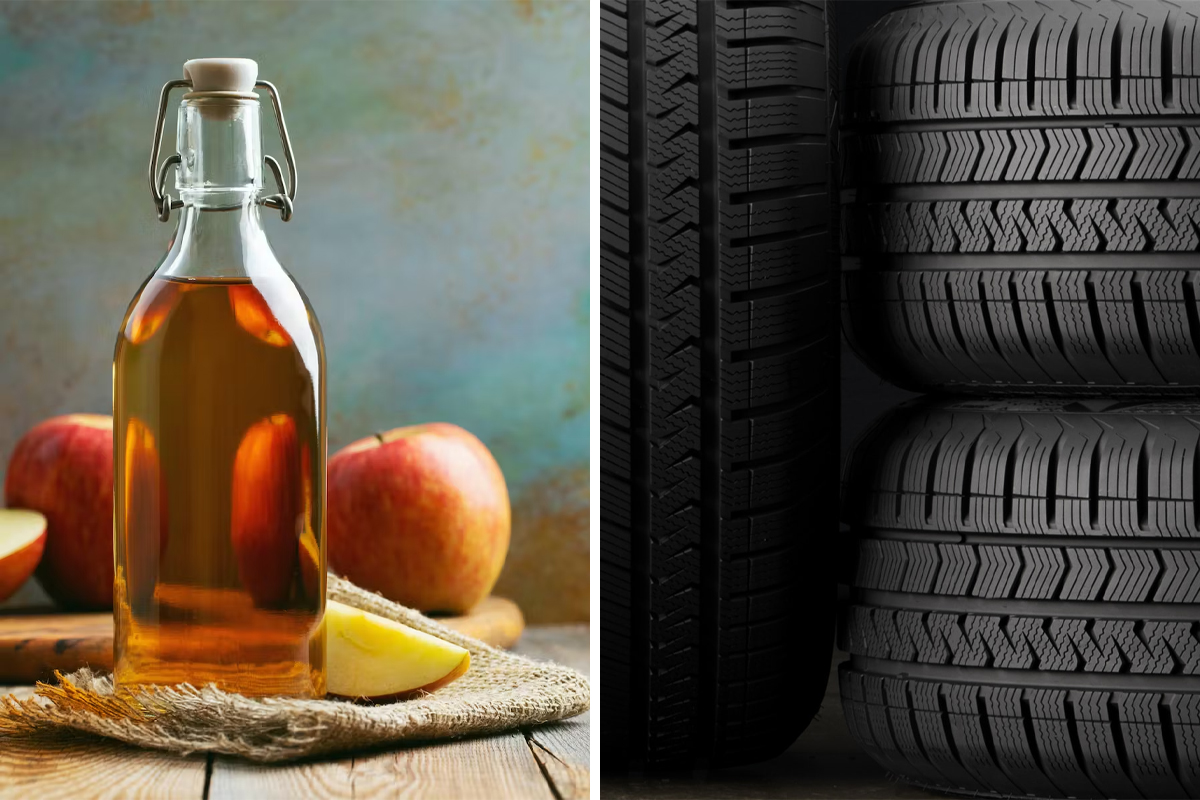 Ce se intampla daca pui otet pe anvelopele masinii. Trucul e genial, il vei folosi mereu