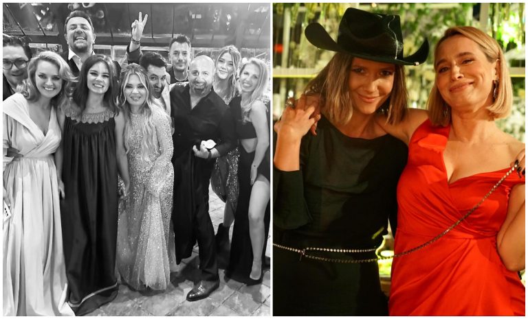 Cea mai extravagantă apariție de la nunta lui Smiley și a Ginei! Adela Popescu, în rochie transparentă. Ce au purtat Andreea Esca, Adelina Pestrițu și Delia