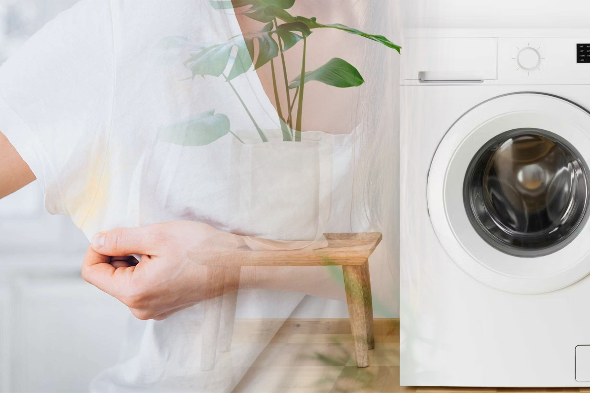 Cu ce sa speli hainele ingalbenite la subrat. Trucul genial, este un puternic agent de albire
