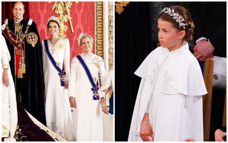 De ce femeile din familia regală au purtat alb la încoronarea regelui Charles. Kate Middleton și fiica ei, prințesa Charlotte, au arătat divin FOTO