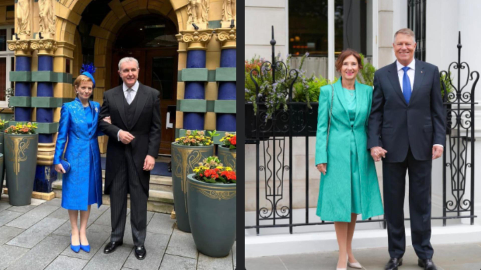 Familia regală și familia Iohannis, la încoronarea regelui Charles al III-lea