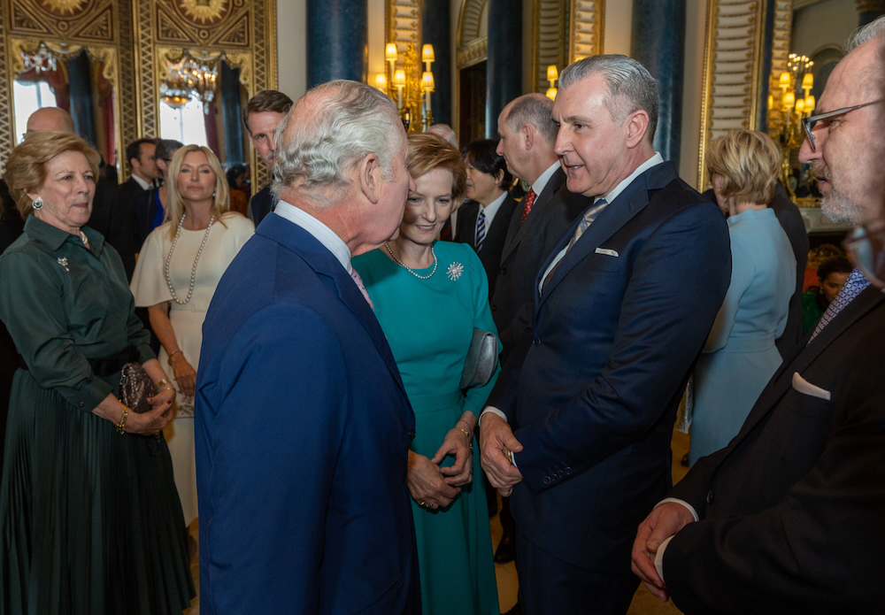 Principesa Margareta la recepția de la Buckingham 2