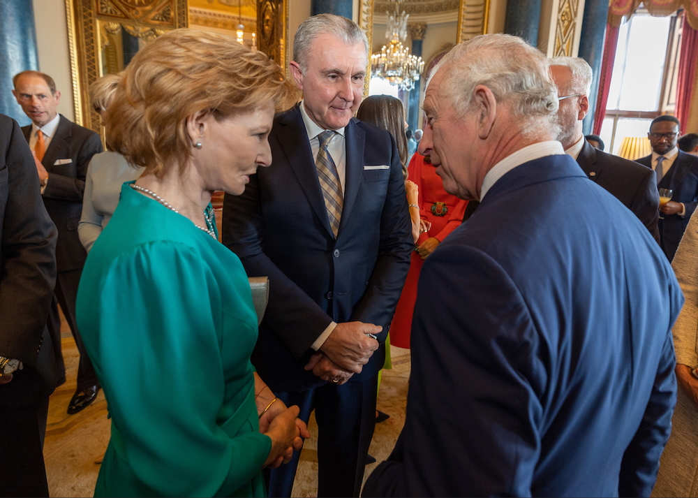 Principesa Margareta la recepția de la Buckingham 2