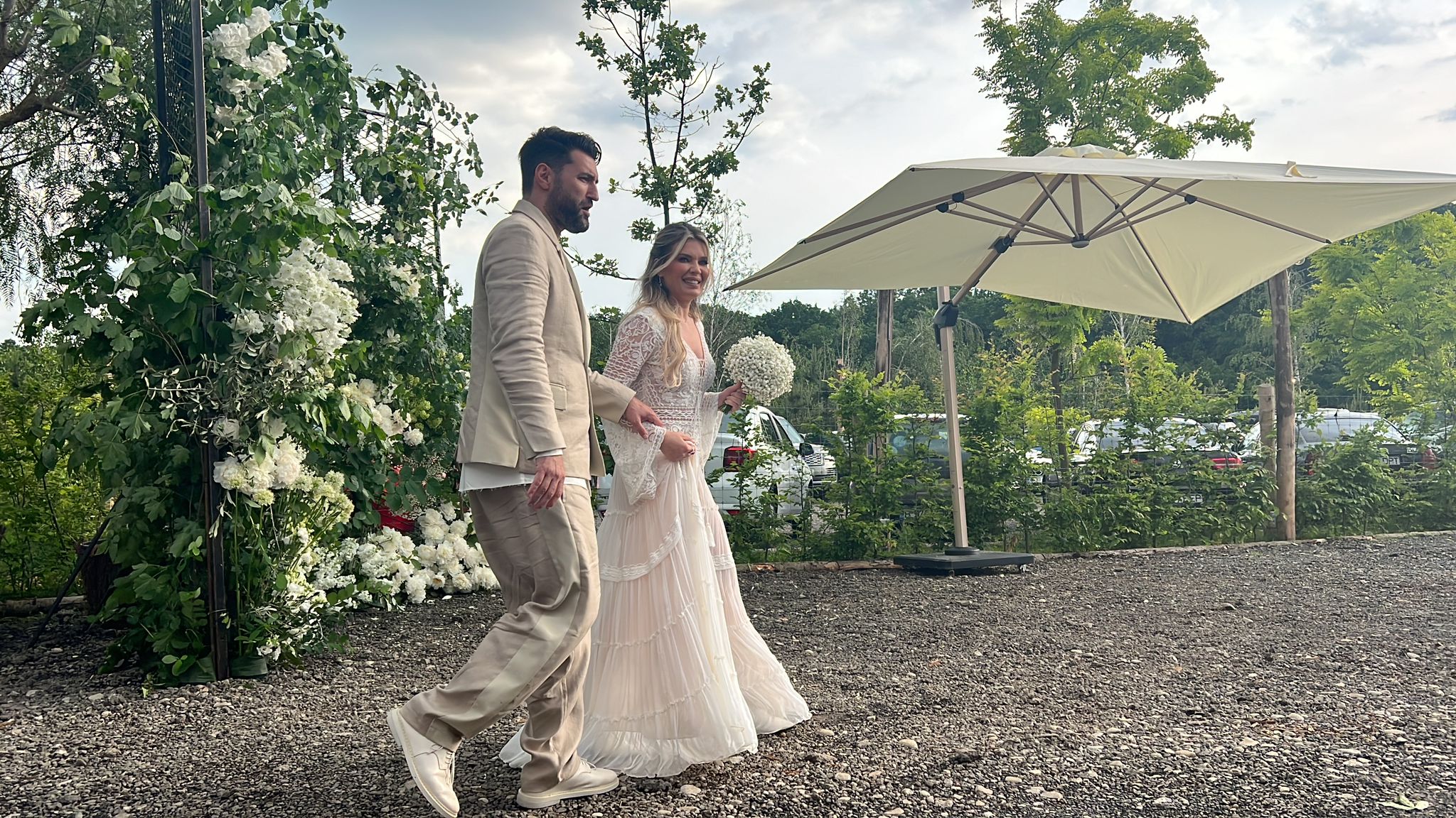 Nunta lui Smiley cu Gina Pistol, imagini de la petrecere