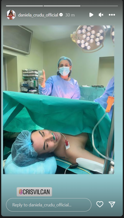 Daniela Crudu a născut. Primele imagini cu fetița. Fosta asistentă tv radiază de fericire