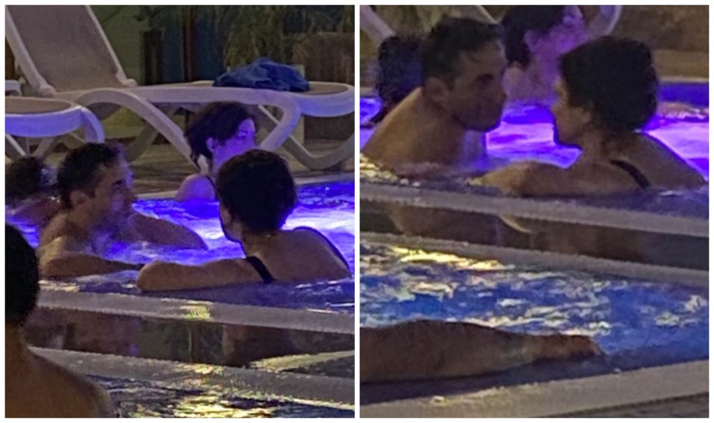 Imagini bombă! Monica Bîrlădeanu, surprinsă în piscină alături de Valeriu Gheorghiță. Toți au rămas uluiți când i-au văzut