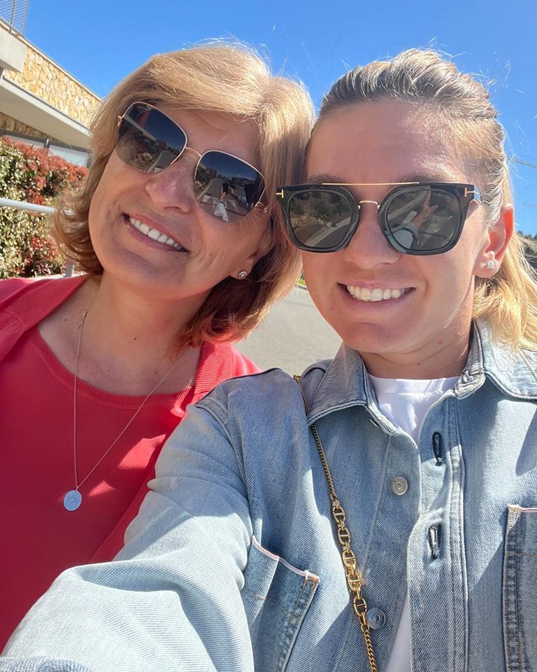 Simona Halep și mama ei