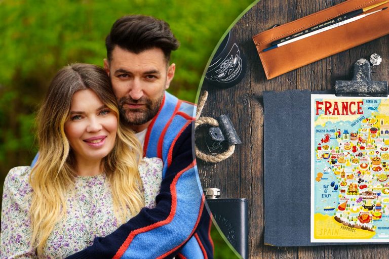 Surpriză uriașă pentru Smiley și Gina Pistol în luna de miere. Cu cine s-au întâlnit în Franța. Nu le-a venit să creadă