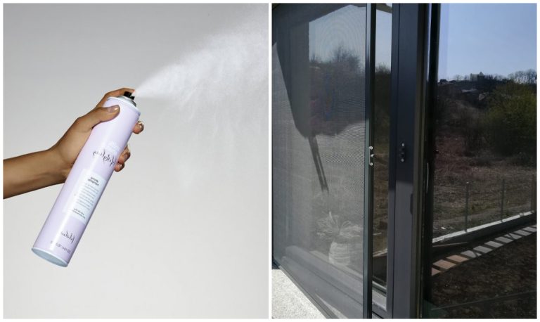 A dat cu fixativ pe plasele de țânțari de la geamuri, iar a doua zi a observat ceva uimitor. E trucul verii, vei face și tu la fel