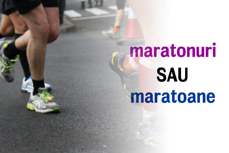 Care este pluralul cuvântului maraton, de fapt. Cei mai mulți români greșesc