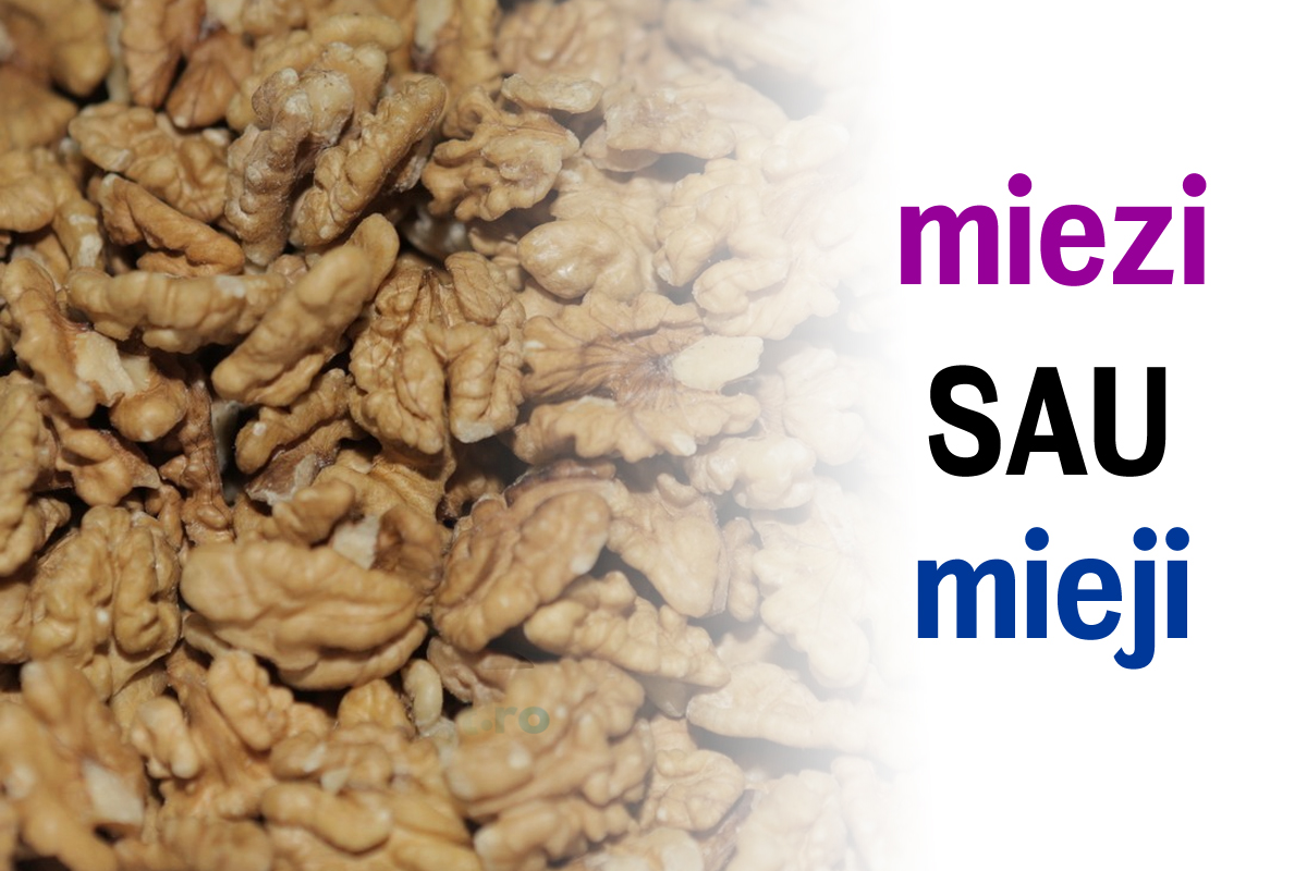 Care este pluralul cuvantului miez. Multi romani fac greseala