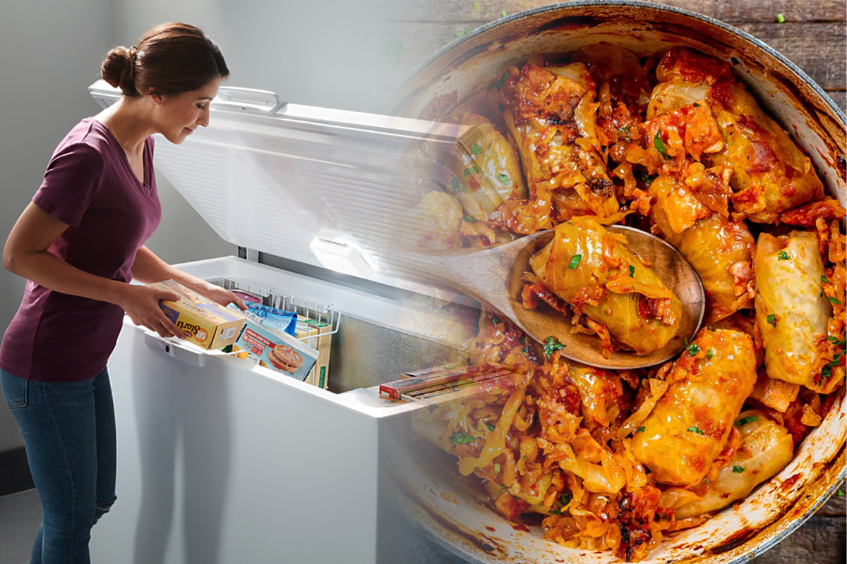 Cât rezistă sarmalele în congelator