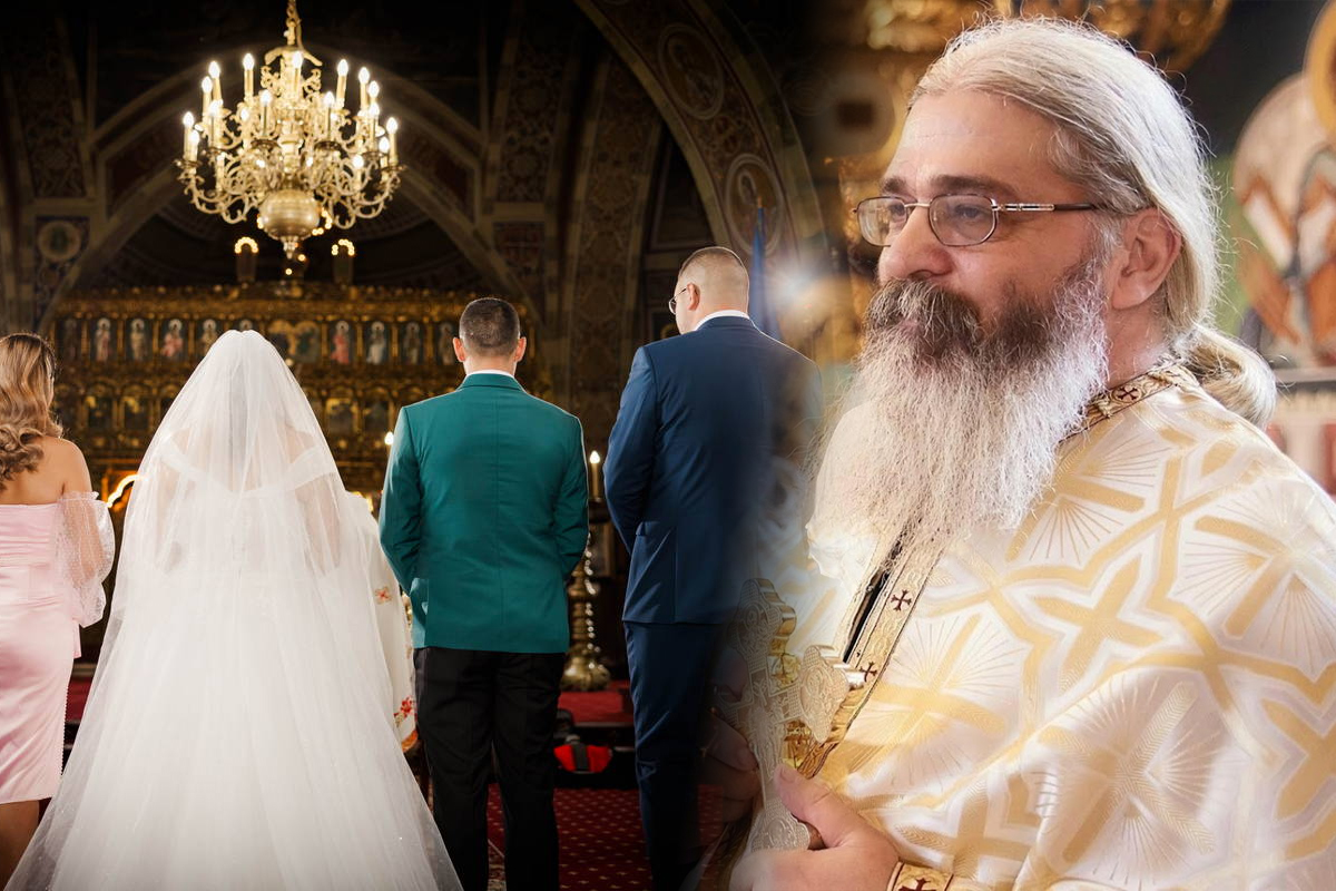 Cati bani cere parintele Calistrat pentru o nunta. Putini romani isi permit sa o astfel de suma