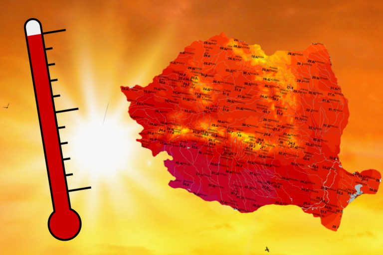 Cod roșu în România. Alertă ANM: două fenomene meteo extreme. Ce se întâmplă cu vremea începând de marți