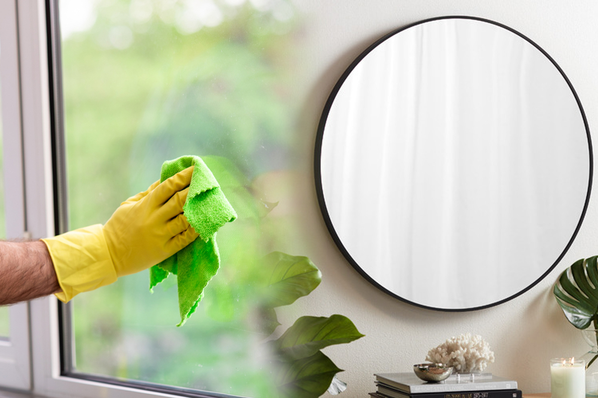 Cu ce sa cureți oglinzile ca sa nu rămână urme