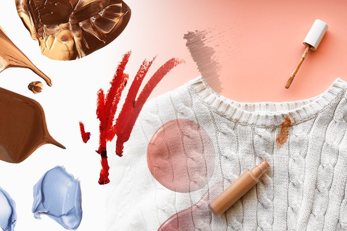 Cum se curăță petele de machiaj de pe haine