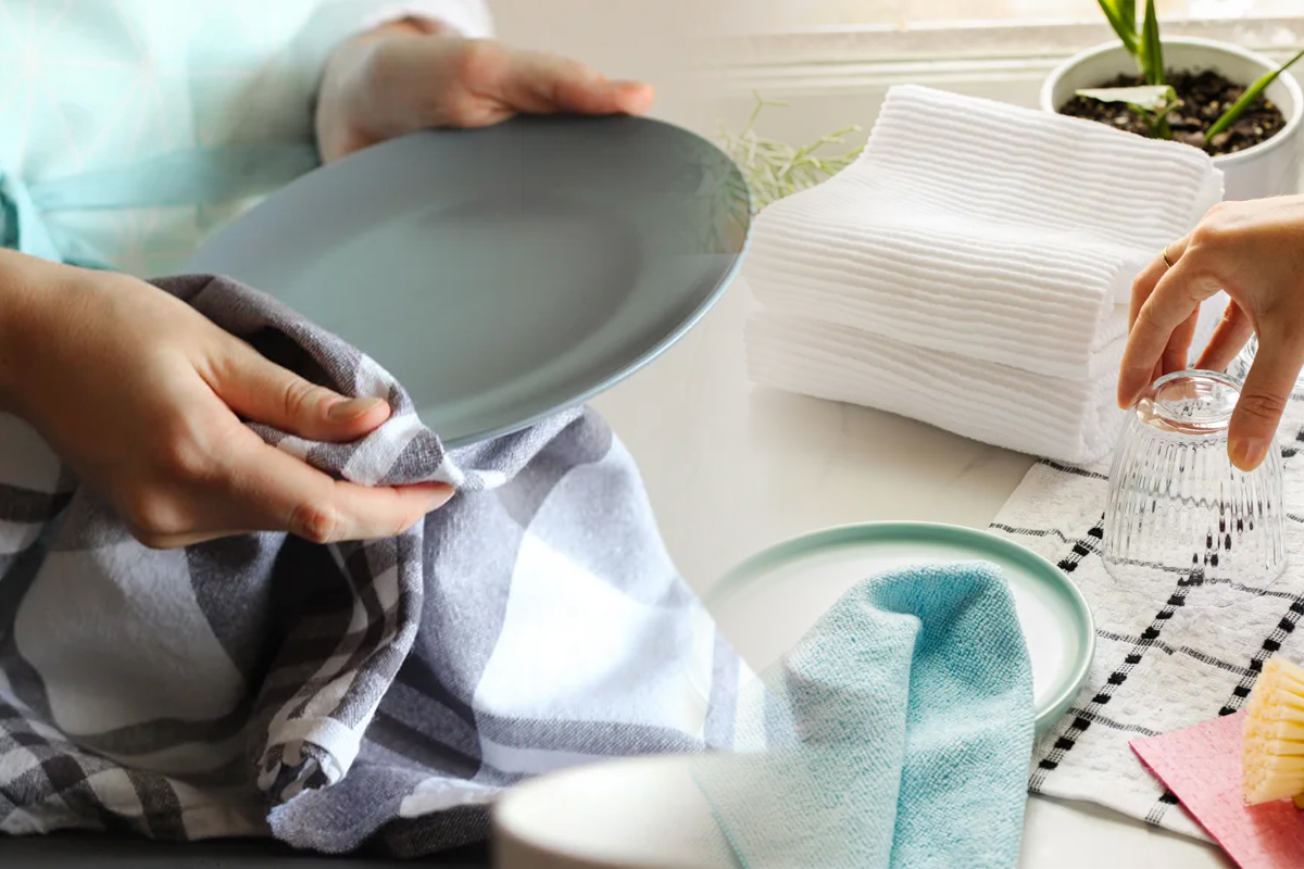 La ce temperatură se spală prosoapele de bucătărie