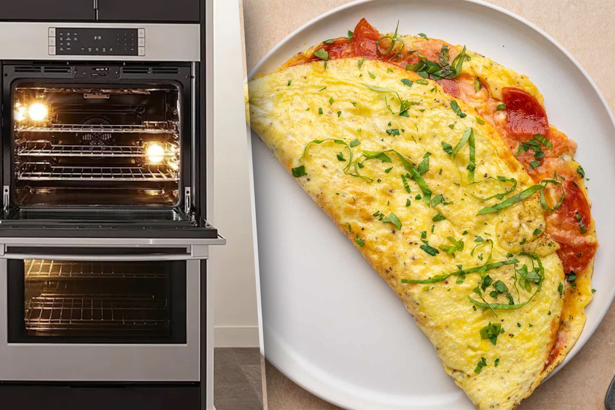 Omleta pufoasa la cuptor