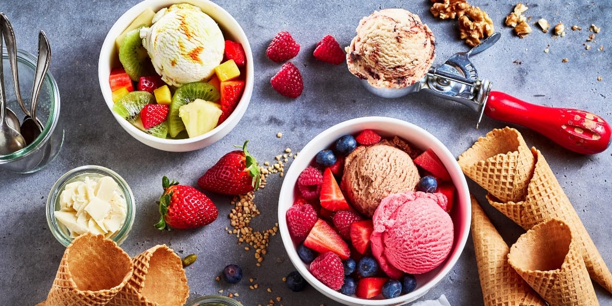 Rețete de înghețată dietetică