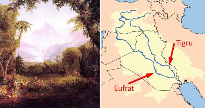 Locul din lume unde se află Grădina Edenului