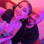 Nicole Cherry și J. Balvin, în backstage, la Neversea