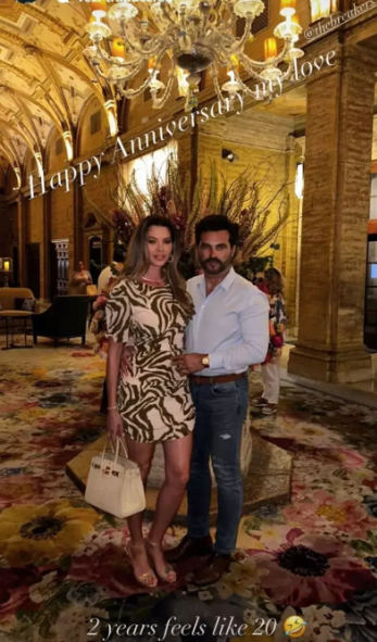 Alina Vidican și soțul ei, Claude Senhoreti