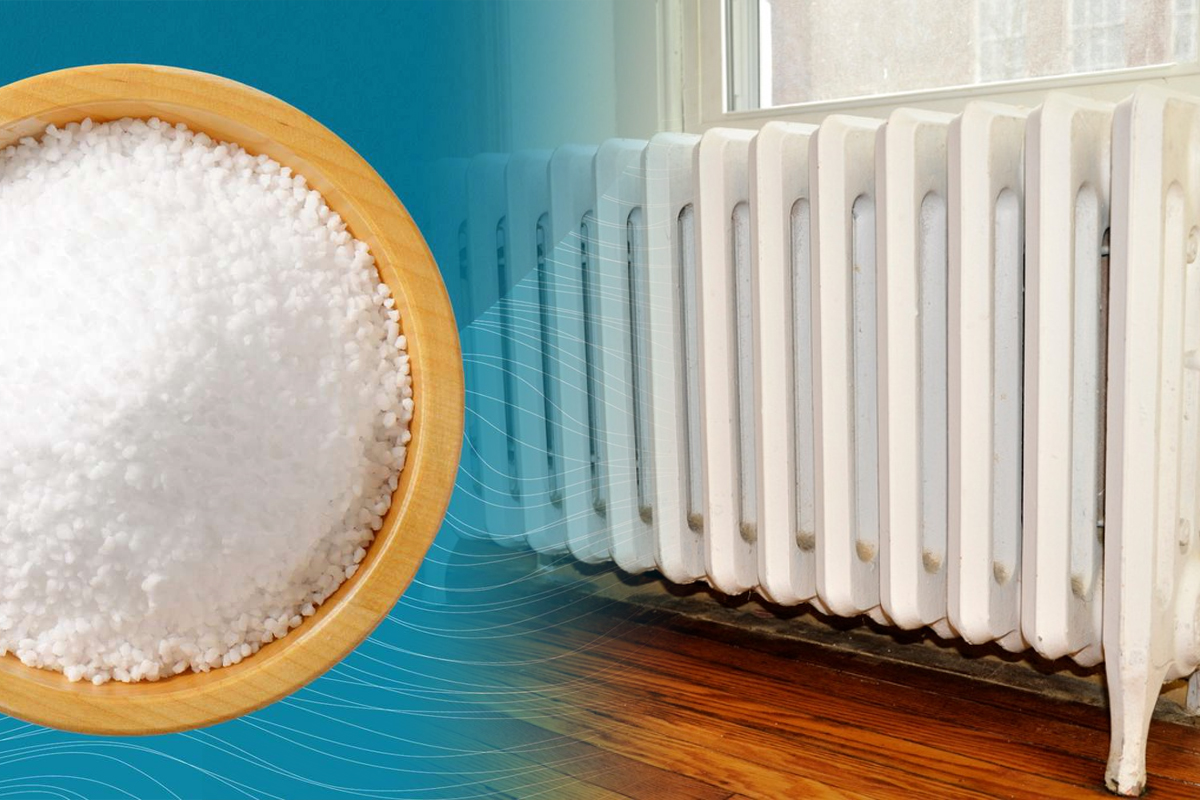 A lasat un bol cu sare sub calorifer si a scapat de o mare problema a casei. Trucul care nu trebuie sa-ti scape