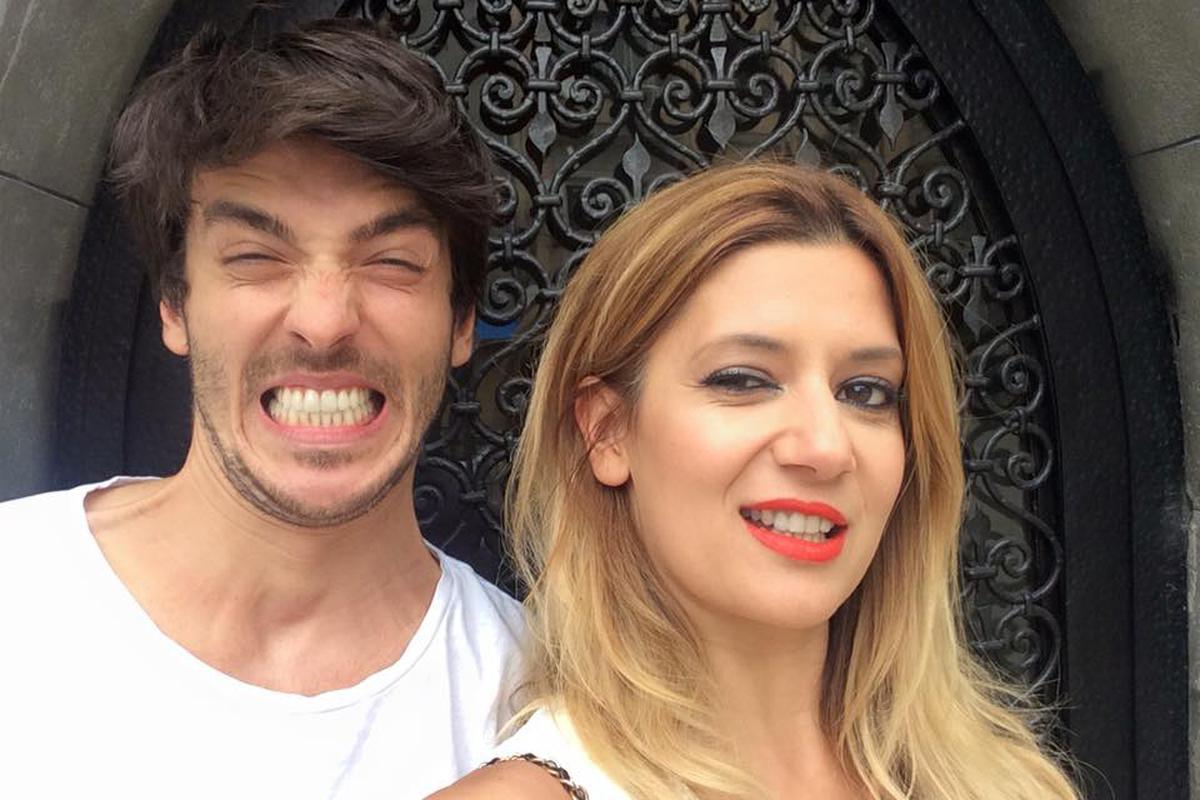 Amalia Enache si tatal fetitei sale