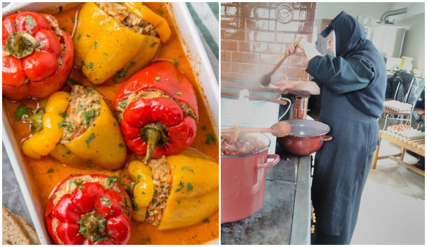 Ardei umpluți de post. Rețeta măicuțelor de la Mănăstirea Prislop