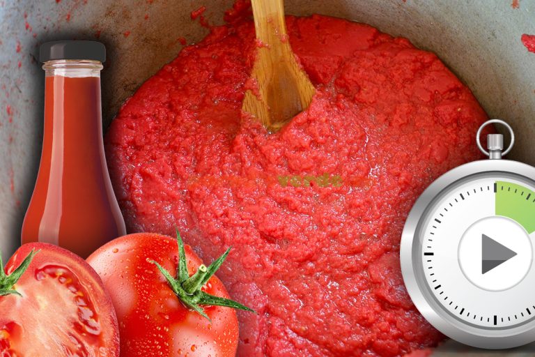 Cât timp se fierbe sucul de roșii, de fapt. Cantitatea corectă de sare ca să iasă delicios