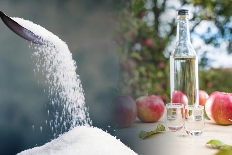 Cât zahăr se pune la țuica de mere. Pontul gospodarilor de la țară pentru cea mai aromată băutură