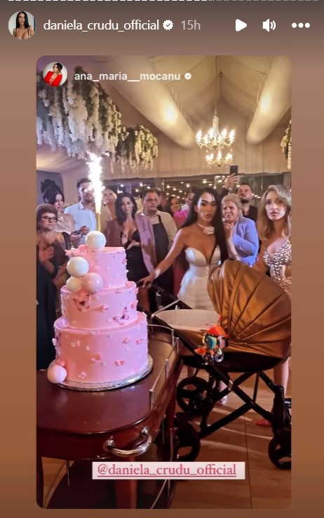 Daniela Crudu botez fetita