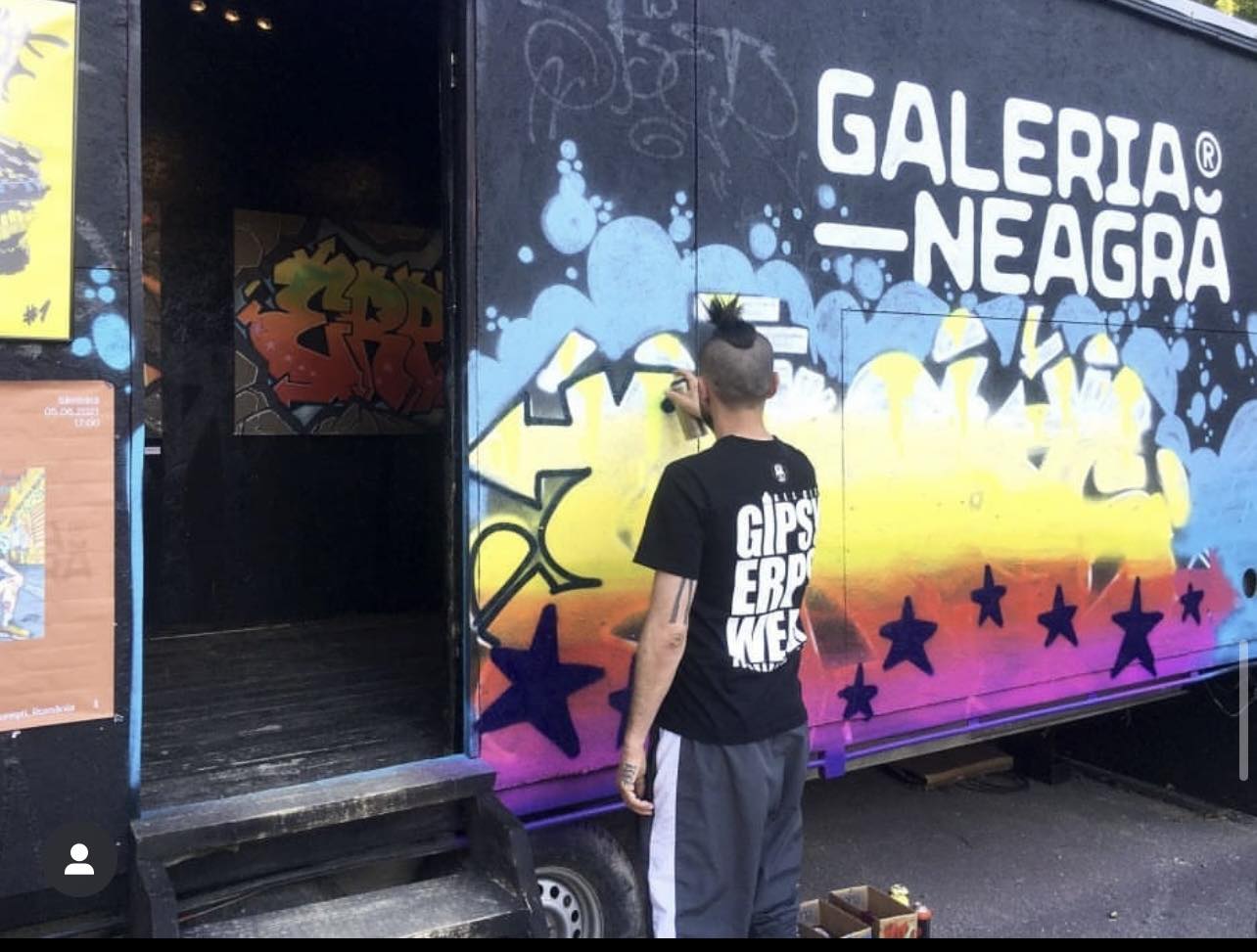 Cine este ERPS, primul graffer din România
