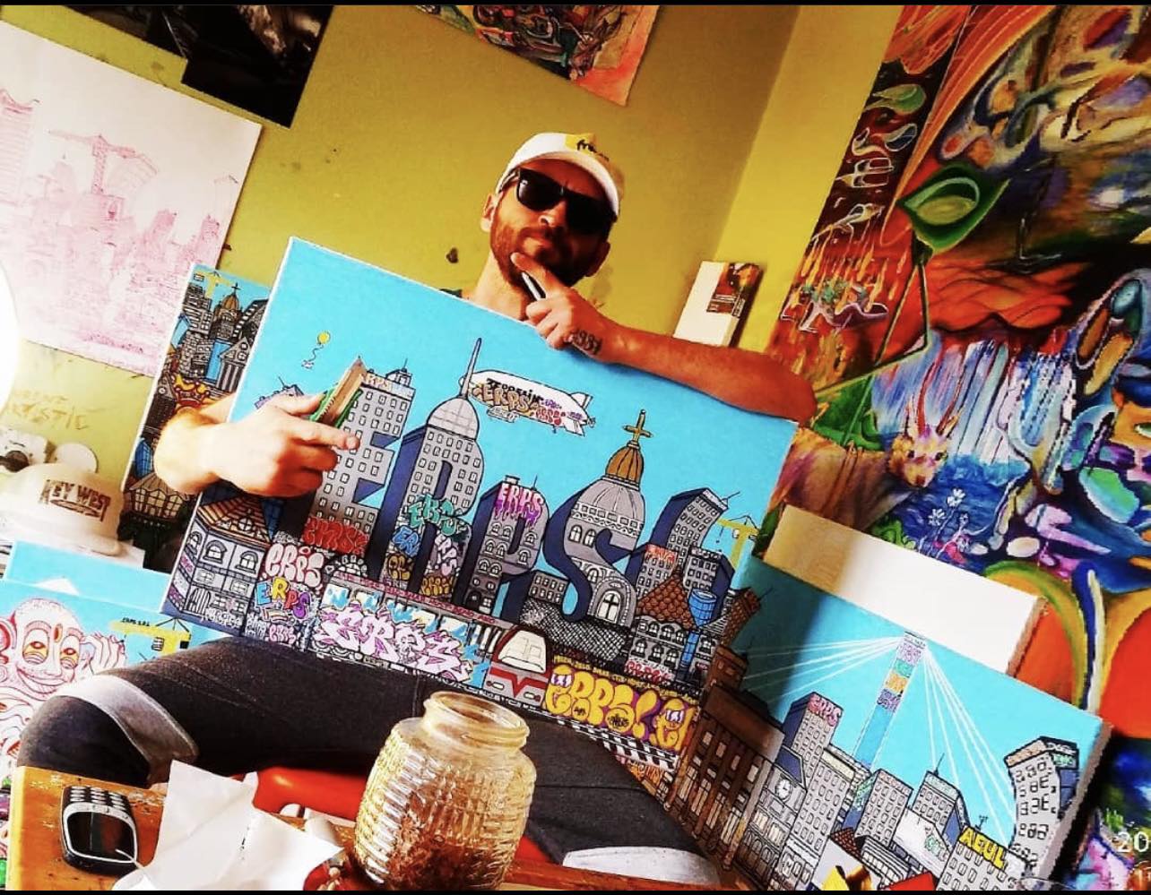 Cine este ERPS, primul graffer din România