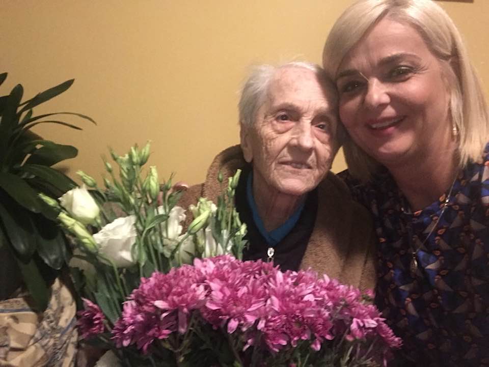 Iuliana Marciuc si bunica ei