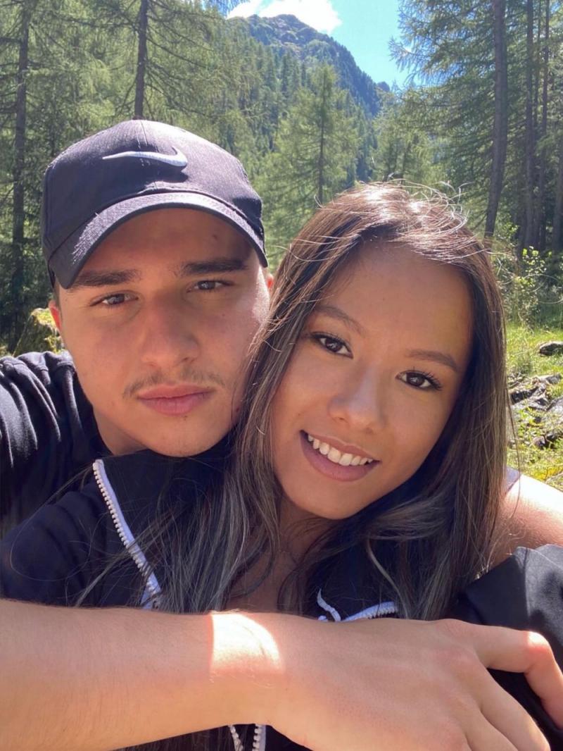 Luca Reghecampf si iubita lui