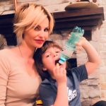 Oana Mares si fiul ei