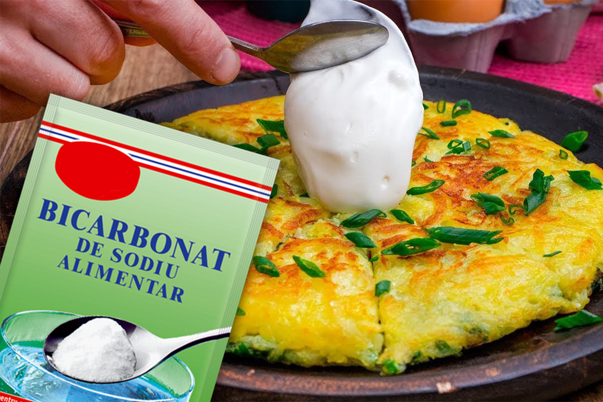 Secretul de aur al bucătarilor pentru cea mai pufoasă omletă. Presară ingredientul minune când bați ouăle, rezultat delicios