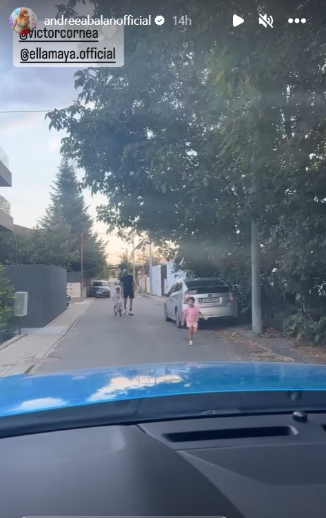 Victor Cornea si fetitele Andreei Balan