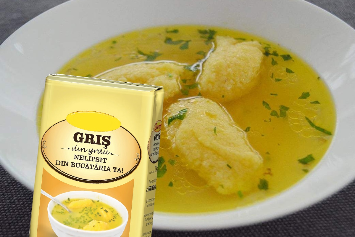 Câte linguri de griș se pun la supa de găluște