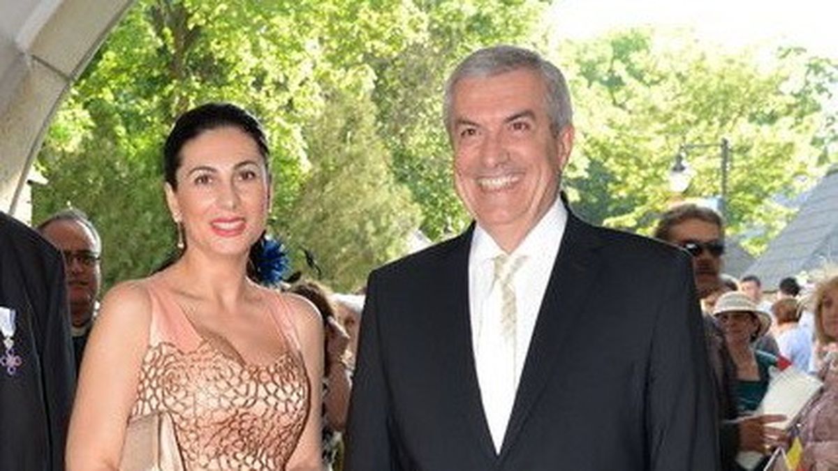 Calin Popescu Tariceau si cea de-a cincea lui sotie, Loredana Moise